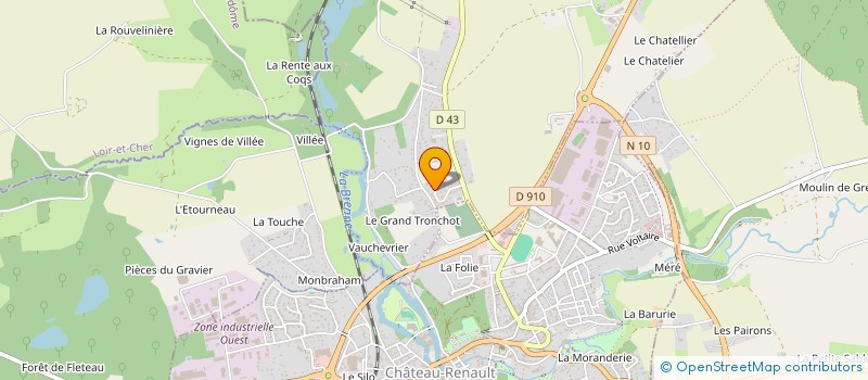 localisation de l'entreprise MADAME SABRINA PETAY à NEUVILLE-SUR-BRENNE
