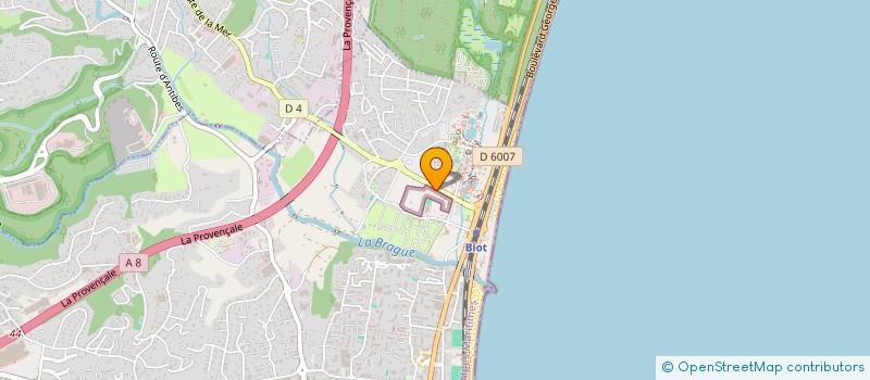 localisation de l'entreprise MADAME SABRINA PETIT  ANTIBES