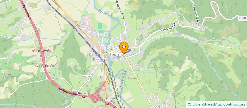 localisation de l'entreprise MADAME SABRINA PETITDEMANGE  TOURNAY