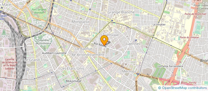 localisation de l'entreprise MADAME SABRINA PETITPEZ  LYON