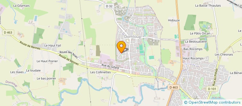 localisation de l'entreprise MADAME SABRINA PIHAN  DOMLOUP