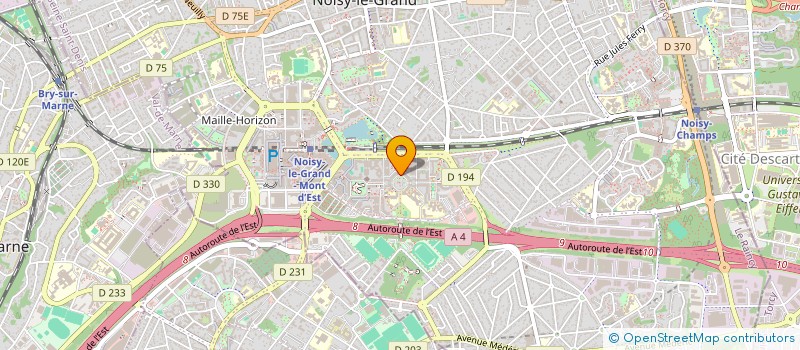 localisation de l'entreprise MADAME SABRINA PLAISANCE à NOISY-LE-GRAND