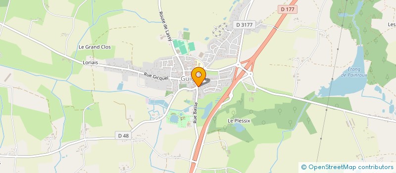 localisation de l'entreprise MADAME SABRINA PLESSIS  GUIGNEN