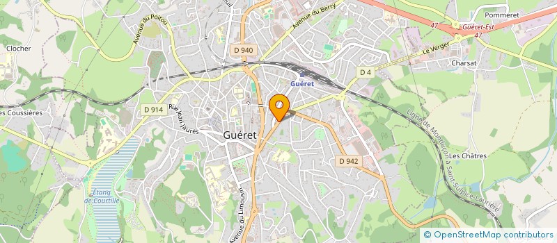 localisation de l'entreprise MADAME SABRINA POINSU  GUERET