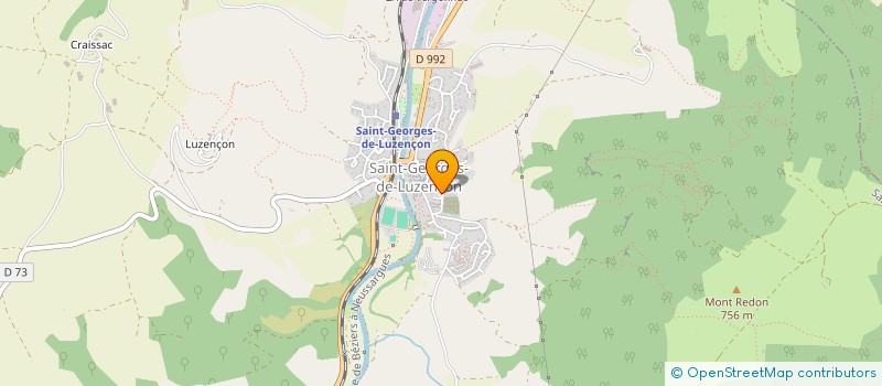 localisation de l'entreprise MADAME SABRINA PONS  SAINT-GEORGES-DE-LUZENCON