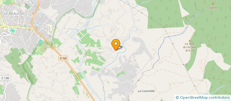 localisation de l'entreprise MADAME SABRINA PRAT  LE BEAUSSET