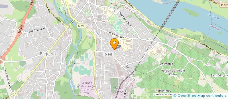 localisation de l'entreprise MADAME SABRINA PRIGENT  SAUMUR