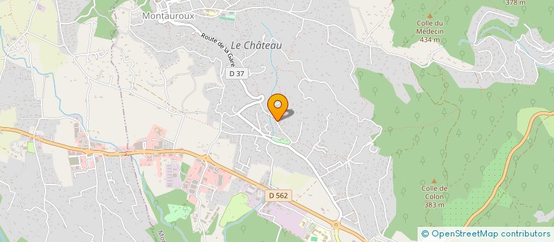 localisation de l'entreprise MADAME SABRINA PRIOLO  MONTAUROUX