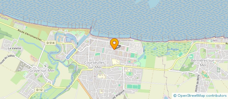 localisation de l'entreprise MADAME SABRINA PUAUD à COURSEULLES-SUR-MER