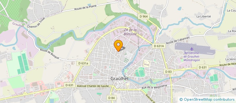 localisation de l'entreprise MADAME SABRINA PUCEL  GRAULHET