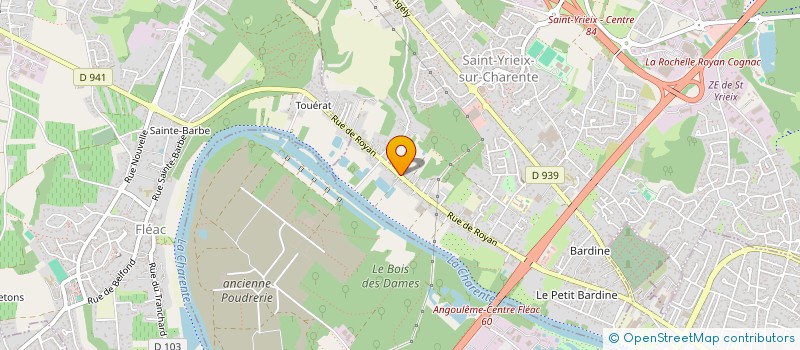 localisation de l'entreprise MADAME SABRINA RACHDI à SAINT-YRIEIX-SUR-CHARENTE