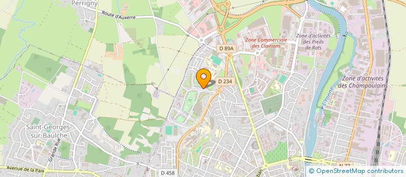 localisation de l'entreprise MADAME SABRINA RADU à AUXERRE