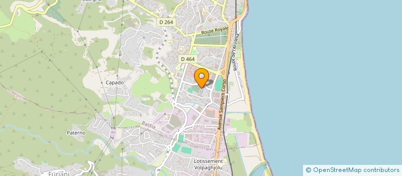localisation de l'entreprise MADAME SABRINA RAFFALLI à BASTIA