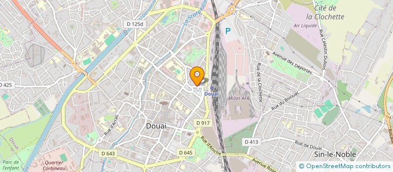 localisation de l'entreprise MADAME SABRINA RAHALI  DOUAI