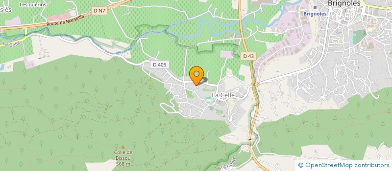 localisation de l'entreprise MADAME SABRINA RAHOUI  BRIGNOLES