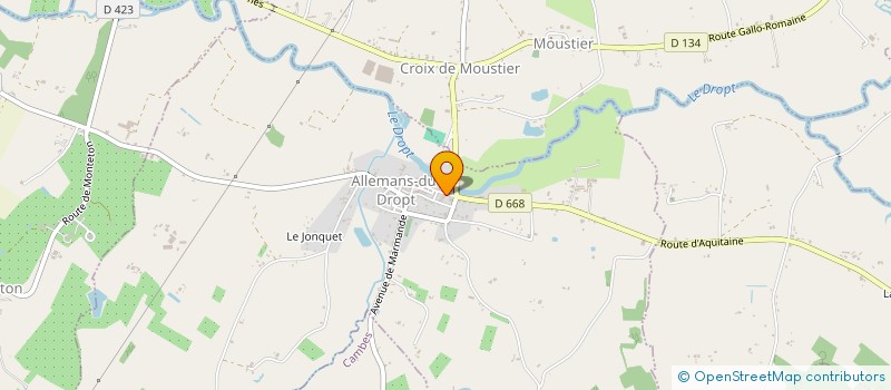 localisation de l'entreprise MADAME SABRINA RAISE à ALLEMANS-DU-DROPT