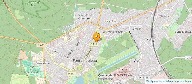 localisation de l'entreprise MADAME SABRINA RAMESSUR  FONTAINEBLEAU