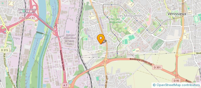 localisation de l'entreprise MADAME SABRINA RAMOS AREDE  SAINT-FONS