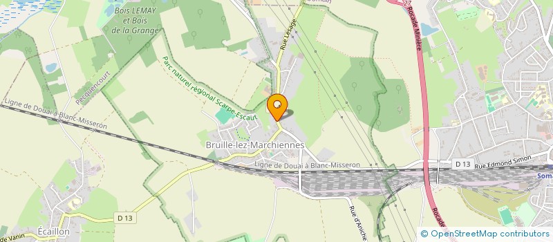 localisation de l'entreprise MADAME SABRINA RANDAZZO  BRUILLE-LEZ-MARCHIENNES