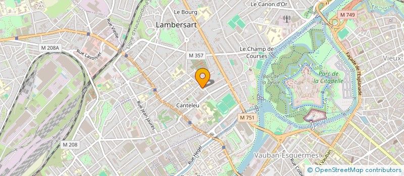 localisation de l'entreprise MADAME SABRINA RAULT à LAMBERSART