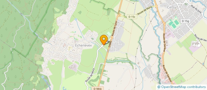 localisation de l'entreprise MADAME SABRINA RECOUR  ECHENEVEX