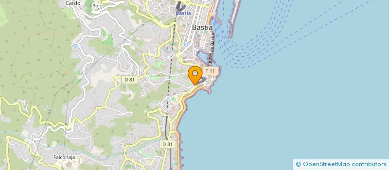 localisation de l'entreprise MADAME SABRINA REGINENSI à BASTIA