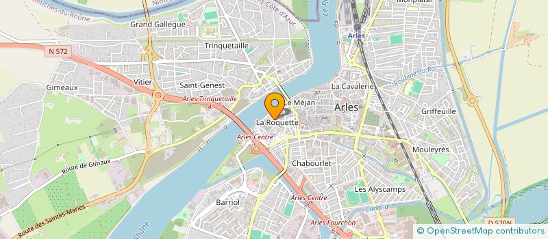 localisation de l'entreprise MADAME SABRINA REGIS  ARLES