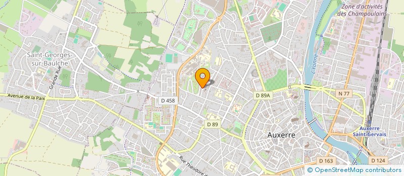 localisation de l'entreprise MADAME SABRINA RENAUDEAU à AUXERRE