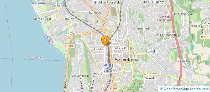 localisation de l'entreprise MADAME SABRINA RENE  AIX-LES-BAINS