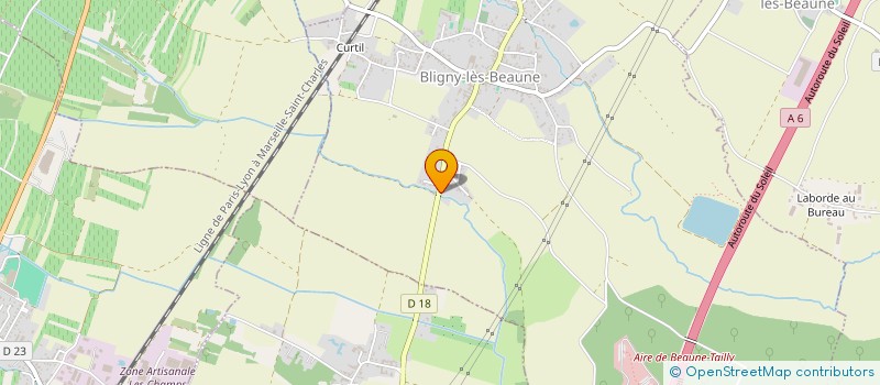 localisation de l'entreprise MADAME SABRINA RENOLOT  BLIGNY-LES-BEAUNE