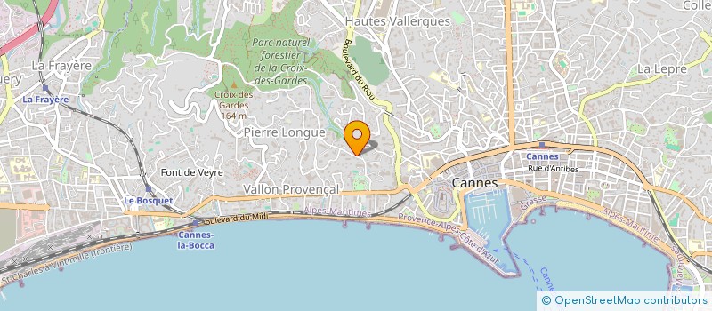 localisation de l'entreprise MADAME SABRINA REVEL CHION  CANNES