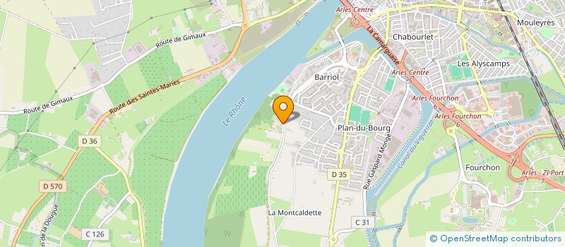 localisation de l'entreprise MADAME SABRINA REYES  ARLES