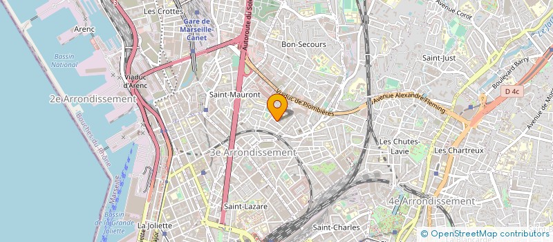localisation de l'entreprise MADAME SABRINA RHARBI  MARSEILLE