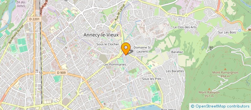 localisation de l'entreprise MADAME SABRINA RHENNAM à ANNECY