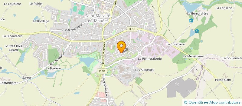 localisation de l'entreprise MADAME SABRINA RICHARD  SEVREMOINE