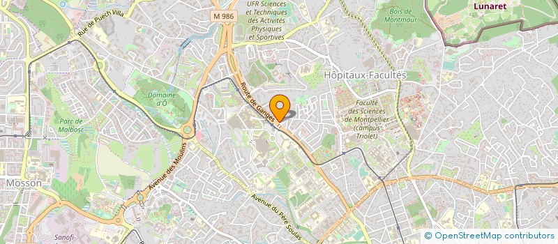 localisation de l'entreprise MADAME SABRINA RIDA EL IDRISSI à MONTPELLIER