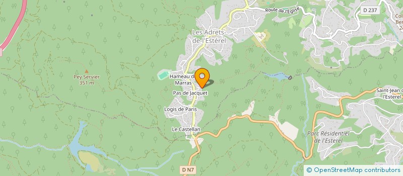 localisation de l'entreprise MADAME SABRINA RIDARD  LES ADRETS-DE-L'ESTEREL