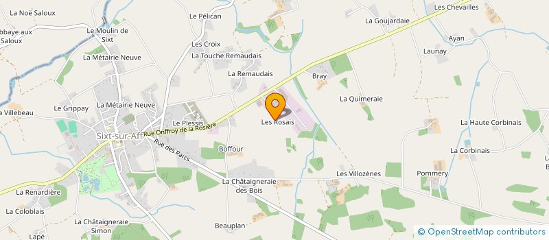 localisation de l'entreprise MADAME SABRINA ROCHER  SIXT-SUR-AFF