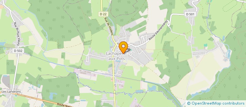 localisation de l'entreprise MADAME SABRINA RODE  LACHAPELLE-AUX-POTS