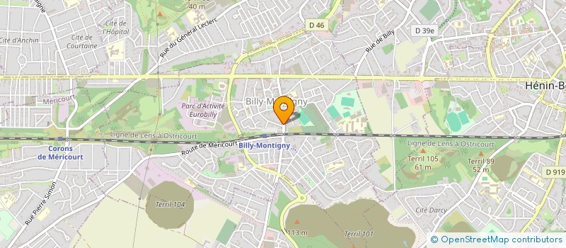 localisation de l'entreprise MADAME SABRINA ROGEON  MONTIGNY-EN-GOHELLE