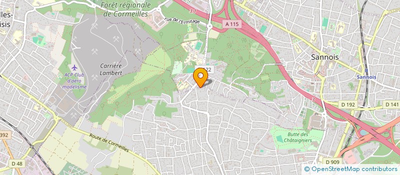 localisation de l'entreprise MADAME SABRINA ROGER  ARGENTEUIL