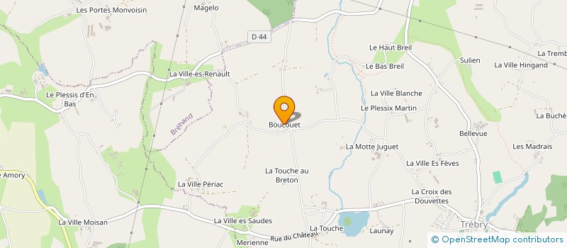 localisation de l'entreprise MADAME SABRINA RONXIN  TREBRY