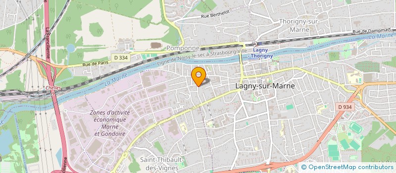 localisation de l'entreprise MADAME SABRINA ROOSE  LAGNY-SUR-MARNE