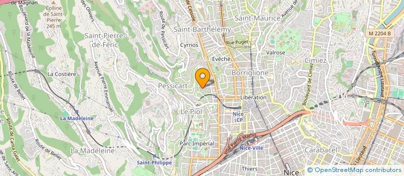 localisation de l'entreprise MADAME SABRINA ROSADONI à NICE