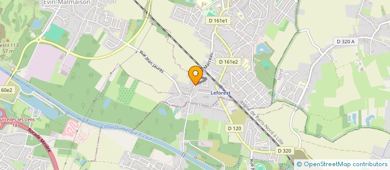 localisation de l'entreprise MADAME SABRINA ROSIER à LEFOREST