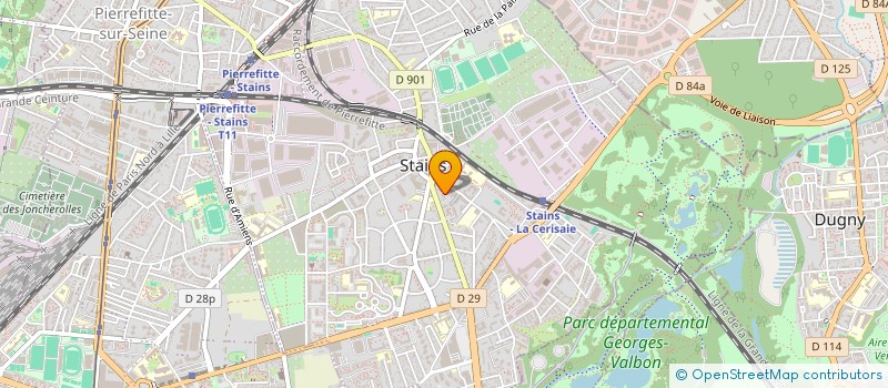 localisation de l'entreprise MADAME SABRINA ROUIL à STAINS