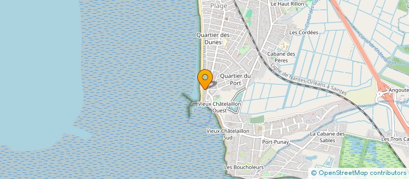 localisation de l'entreprise MADAME SABRINA ROUSSELIERE  CHATELAILLON-PLAGE