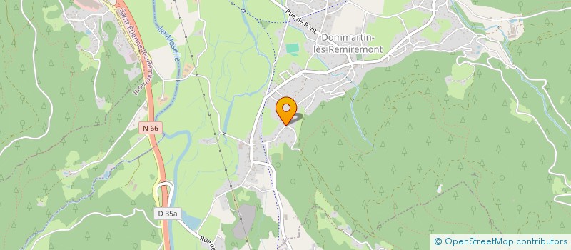 localisation de l'entreprise MADAME SABRINA ROUSSELLE COUVAL  DOMMARTIN-LES-REMIREMONT