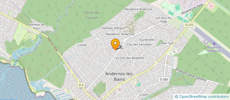localisation de l'entreprise MADAME SABRINA ROUSSET à ANDERNOS-LES-BAINS