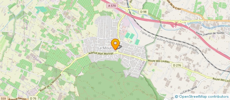 localisation de l'entreprise MADAME SABRINA ROVERA  LA CRAU